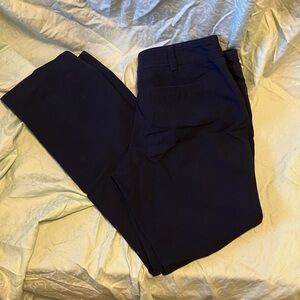 New York & Company Navy Boot Cut Pants Size 10 Tall